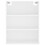 Berkfield Highboard White 69.5x34x180 cm Engineered Wood 6