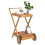 Berkfield Tea Trolley 54x87x90 cm Solid Wood Acacia 3