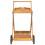 Berkfield Tea Trolley 54x87x90 cm Solid Wood Acacia 4