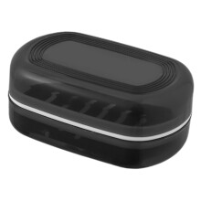 Travel Soap Case with Leakproof SnapOn Lid, Compact Durable Soap Container for Bathroom and Travel