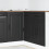Berkfield Kitchen Base Cabinet "Kalmar" Black Engineered Wood 1
