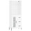 Berkfield Highboard White 69.5x34x180 cm Engineered Wood 2