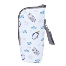 Baby Bottle Warmer Bag Type 1, Portable Insulated Breast Milk Cooler with Secure Zipper for Parents