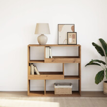 Berkfield Book Cabinet/Room Divider Artisan Oak 100x33x94.5 cm