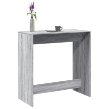 Berkfield Bar Table Grey Sonoma 102x50x103.5 cm Engineered Wood