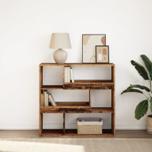 Berkfield Book Cabinet/Room Divider Old Wood 100x33x94.5 cm