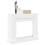 Berkfield Fireplace Surround White 100x30x87.5 cm Engineered Wood 1