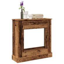 Berkfield Fireplace Surround Old Wood 90x30x90 cm Engineered Wood
