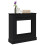 Berkfield Fireplace Surround Black 90x30x90 cm Engineered Wood 1