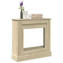 Berkfield Fireplace Surround Sonoma Oak 90x30x90 cm Engineered Wood