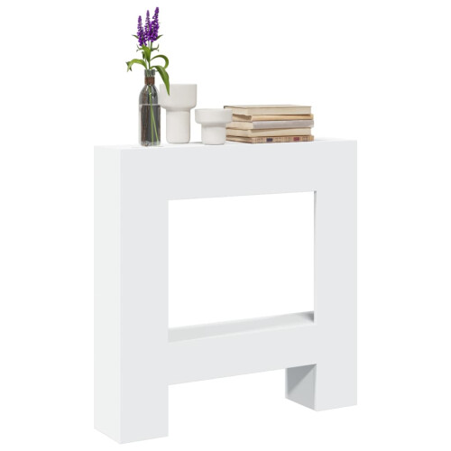 Berkfield Fireplace Surround White 81x18x82 cm Engineered Wood