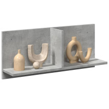 Berkfield Wall Cabinet 70x16.5x30 cm Concrete Grey Engineered Wood