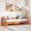 Berkfield Daybed without Mattress Wax Brown 80x200 cm Solid Wood Pine 1