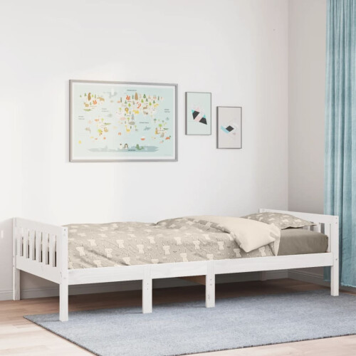 Berkfield Children's Bed without Mattress White 90x190 cm Solid Wood Pine