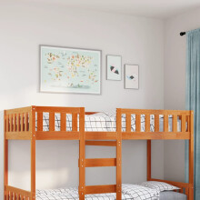 Berkfield Children's Bed without Mattress Wax Brown 90x200 cm Solid Wood Pine
