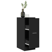 Berkfield Apothecary Cabinet Black 30x41x77.5 cm Engineered Wood