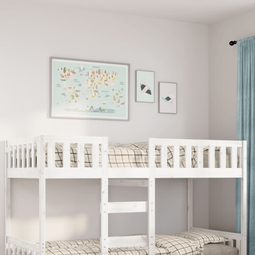 Berkfield Children's Bed without Mattress White 90x190 cm Solid Wood Pine
