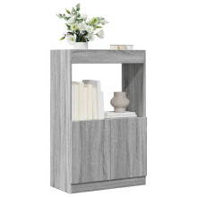 Berkfield Highboard Grey Sonoma 63x33x100 cm Engineered Wood