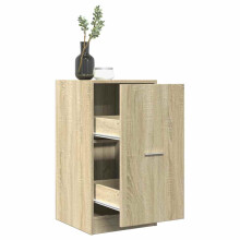 Berkfield Apothecary Cabinet Sonoma Oak 40x41x77.5 cm Engineered Wood