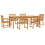 Berkfield 7 Piece Garden Dining Set Solid Wood Acacia 2
