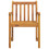 Berkfield 7 Piece Garden Dining Set Solid Wood Acacia 5