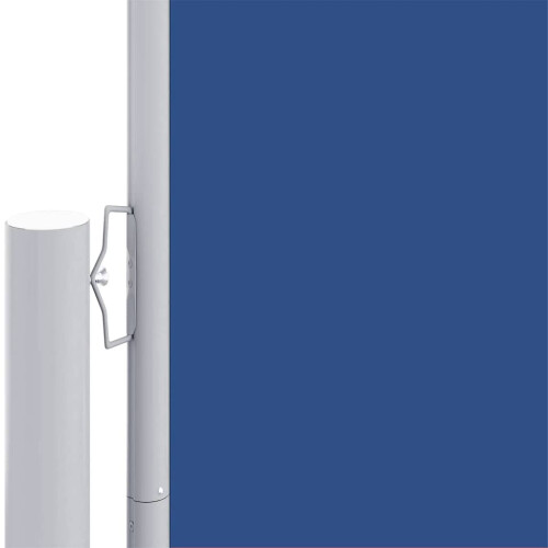 Berkfield Retractable Side Awning Blue 220x1200 cm 2