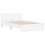 Berkfield Bed Frame with LED without Mattress White 135x190 cm Double 6