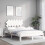 Berkfield Bed Frame without Mattress White Small Double Solid Wood Pine 3