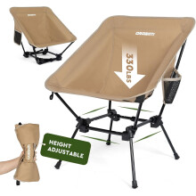 Folding Camping Chair Portable Lightweight Black