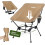 Folding Camping Chair Portable Lightweight Black 1