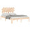 Berkfield Bed Frame without Mattress Small Double Solid Wood Pine 4