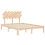 Berkfield Bed Frame without Mattress Small Double Solid Wood Pine 5
