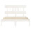 Berkfield Bed Frame without Mattress White 120x200 cm Solid Wood Pine 6