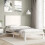 Berkfield Bed Frame without Mattress White 100x200 cm Solid Wood Pine 3