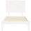 Berkfield Bed Frame without Mattress White 100x200 cm Solid Wood Pine 6