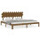 Berkfield Bed Frame without Mattress Honey Brown 200x200 cm Solid Wood Pine 2