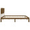 Berkfield Bed Frame without Mattress Honey Brown 200x200 cm Solid Wood Pine 7