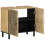 Berkfield 2 Piece Bathroom Furniture Set Solid Wood Mango 5