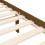 Berkfield Bed Frame without Mattress Honey Brown 200x200 cm Solid Wood Pine 10