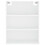 Berkfield Highboard White 69.5x34x180 cm Engineered Wood 5