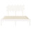Berkfield Bed Frame without Mattress White Double Solid Wood Pine 6