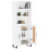 Berkfield Highboard White 69.5x34x180 cm Engineered Wood 3