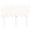 Berkfield Bed Frame without Mattress White Double Solid Wood Pine 10
