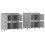 Berkfield Sideboards 2 pcs Concrete Grey Engineered Wood 4