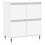 Berkfield Sideboards 2 pcs White Engineered Wood 5