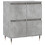 Berkfield Sideboards 2 pcs Concrete Grey Engineered Wood 5