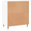Berkfield Sideboards 2 pcs White Engineered Wood 8