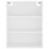Berkfield Highboard White 69.5x34x180 cm Engineered Wood 6