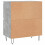 Berkfield Sideboards 2 pcs Concrete Grey Engineered Wood 8