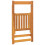 Berkfield Folding Garden Chairs 4 pcs Solid Wood Acacia 5